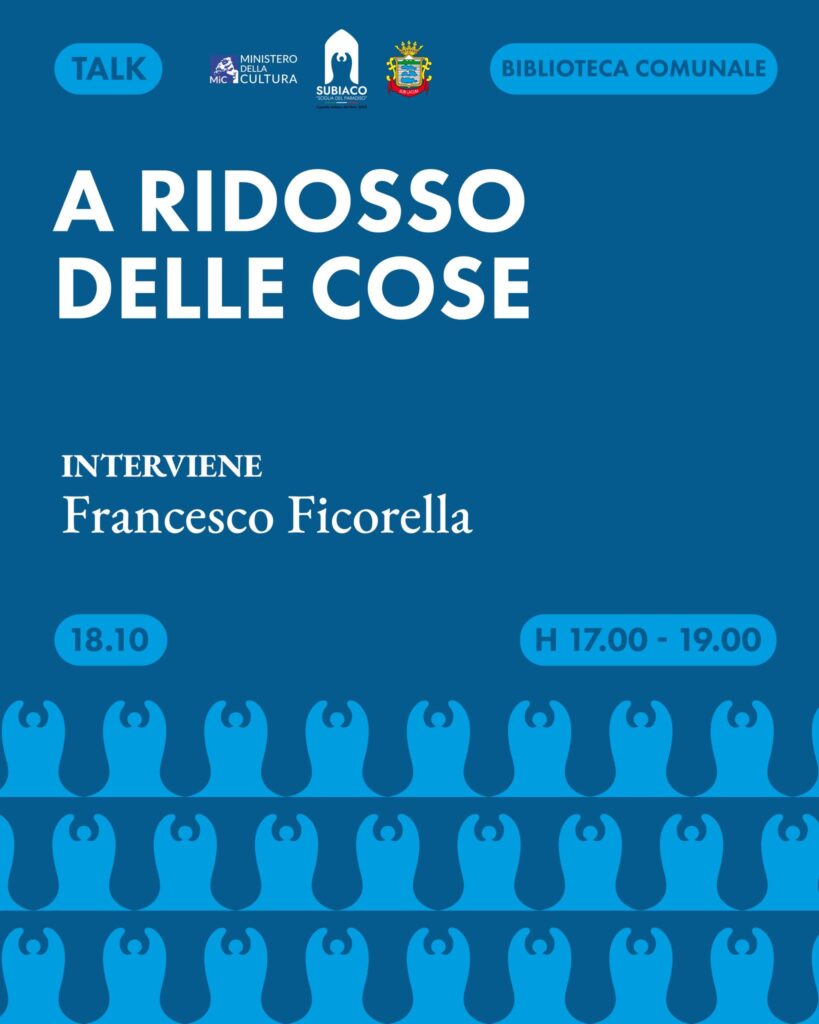 Presentazione del libro “A ridosso delle cose”